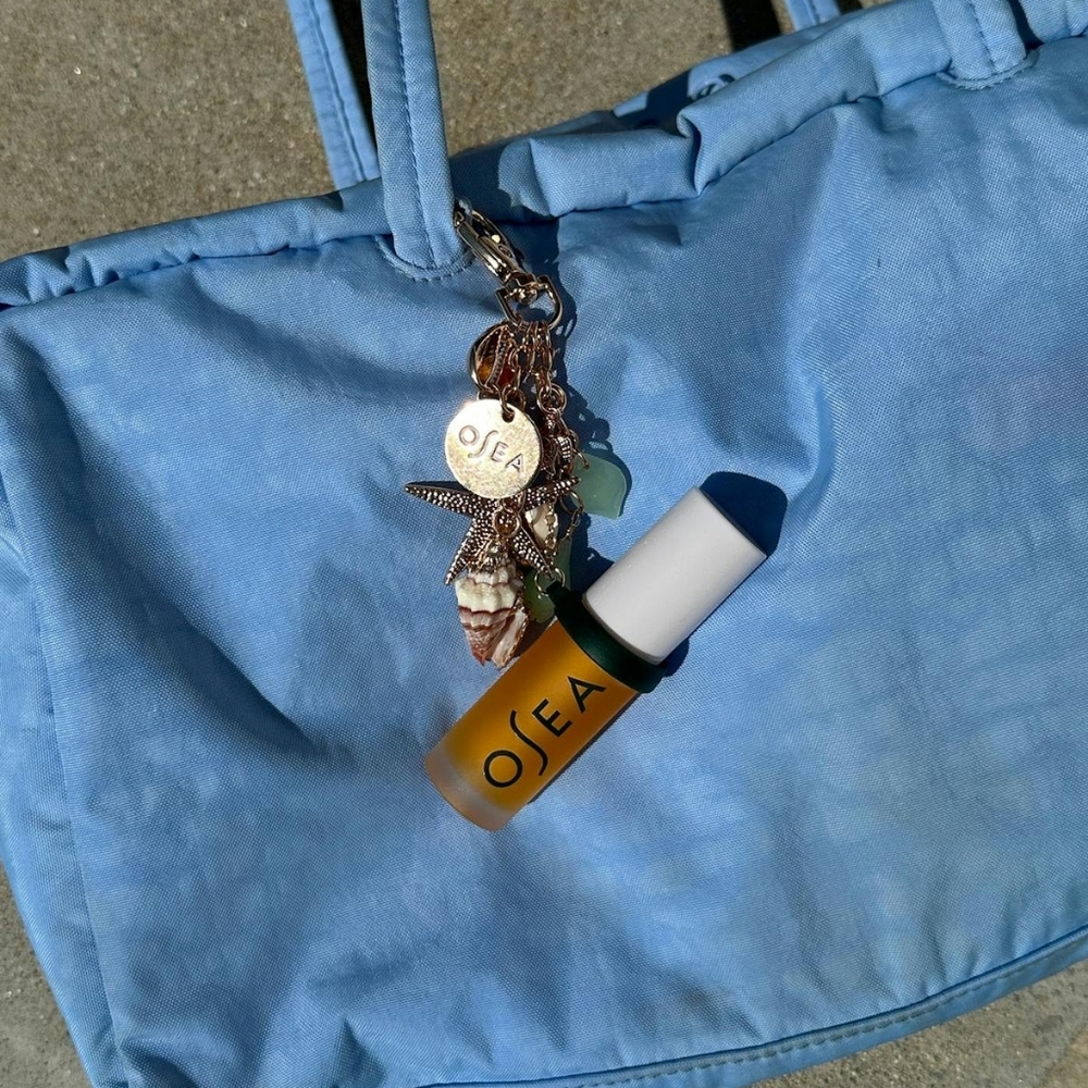 OSEA Malibu Lip Oil Key Chain & Organic Pouch - Picture 3 of 10